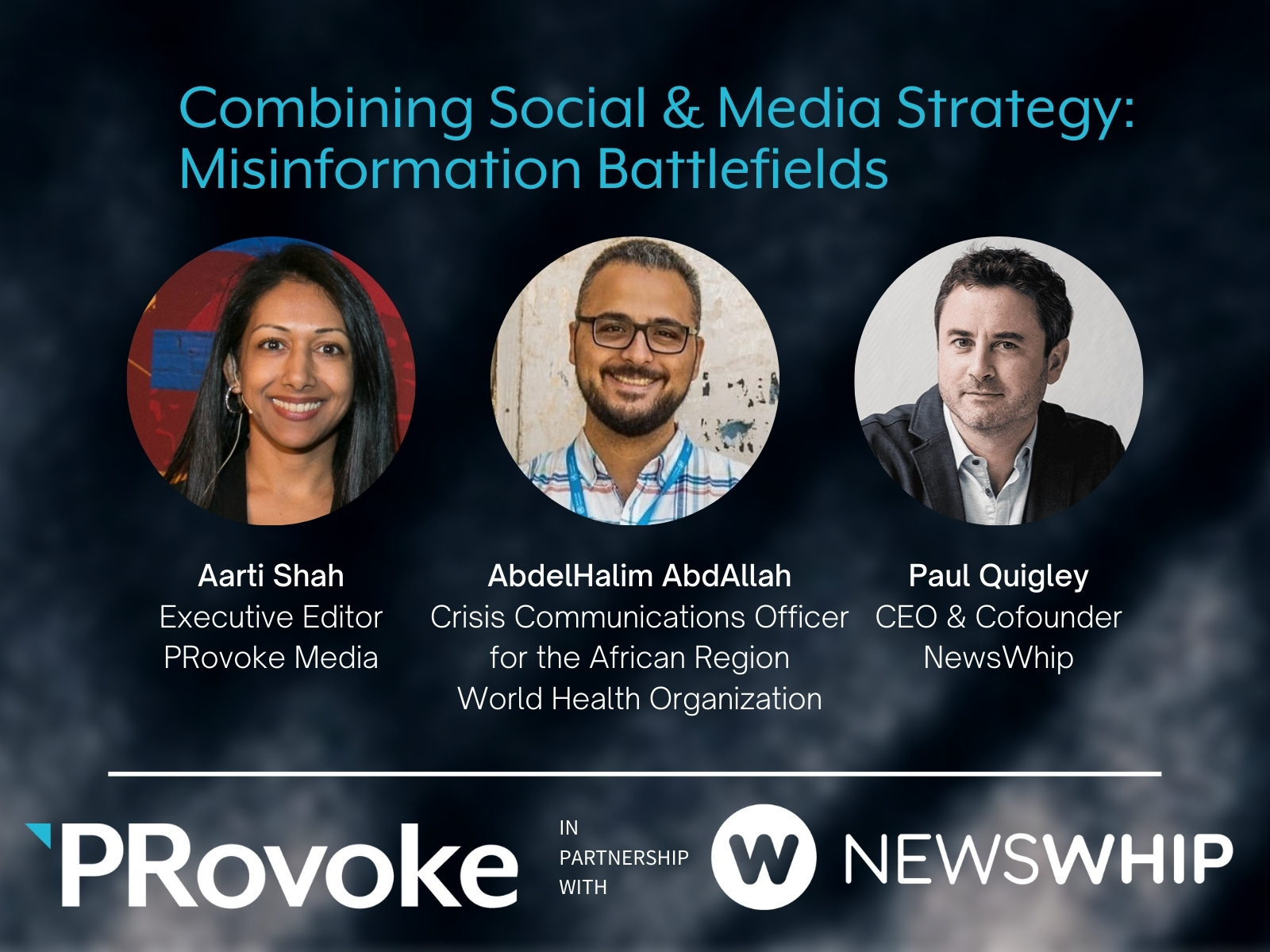 Combining Social & Media Strategy: Misinformation Battlefields with WHO and NewsWhip